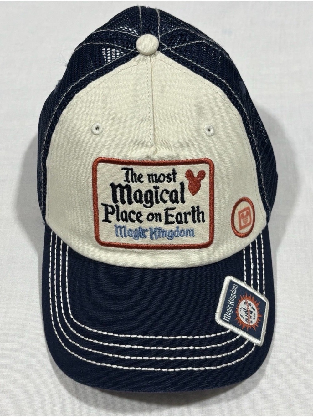 Disney Parks Vintage Magic Kingdom Baseball Cap Adjustable